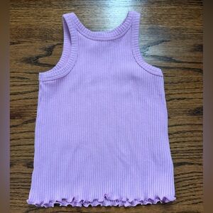 Cat & Jack Lilac Ribbed Tank Top